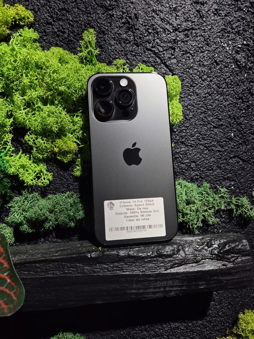 iPhone 14 Pro 128gb Black Neverlocked Bat 100%/Fact+Garantie