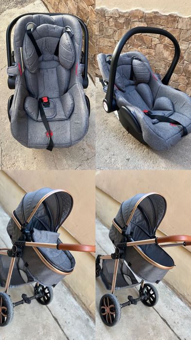 Vând cărucior 3 în 1