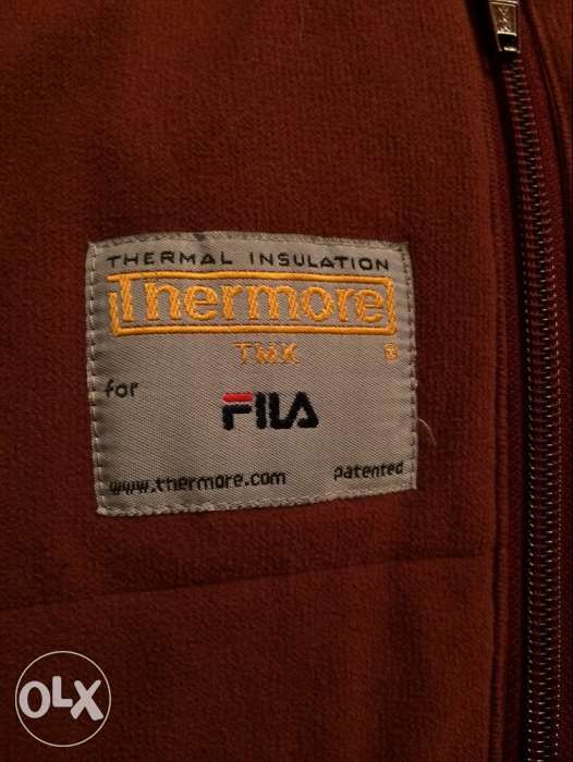 Geaca dama S-M ORIGINALA Fila hiking trekking burgundi