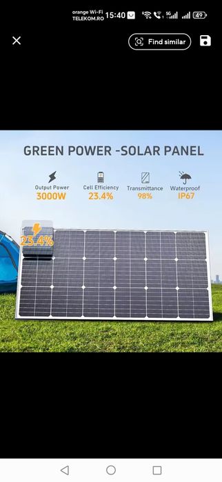 kit  invertor Easun 5000W panouri solare controller 100A  NOU