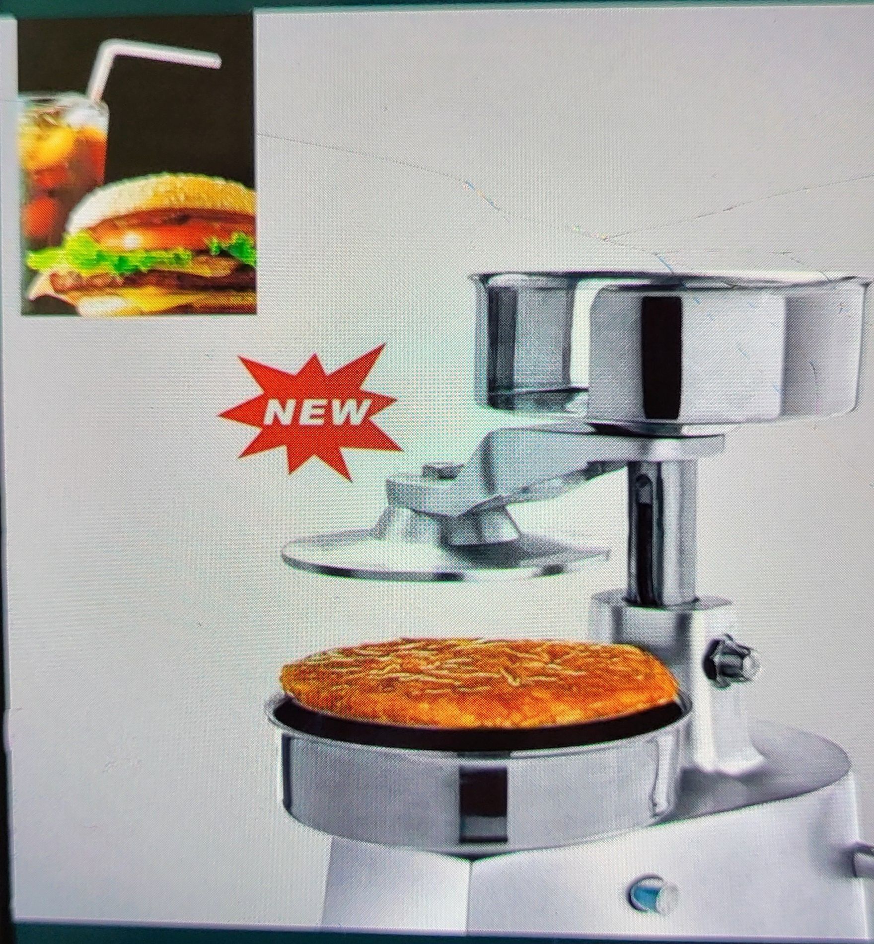 Katlid piress burger aparati