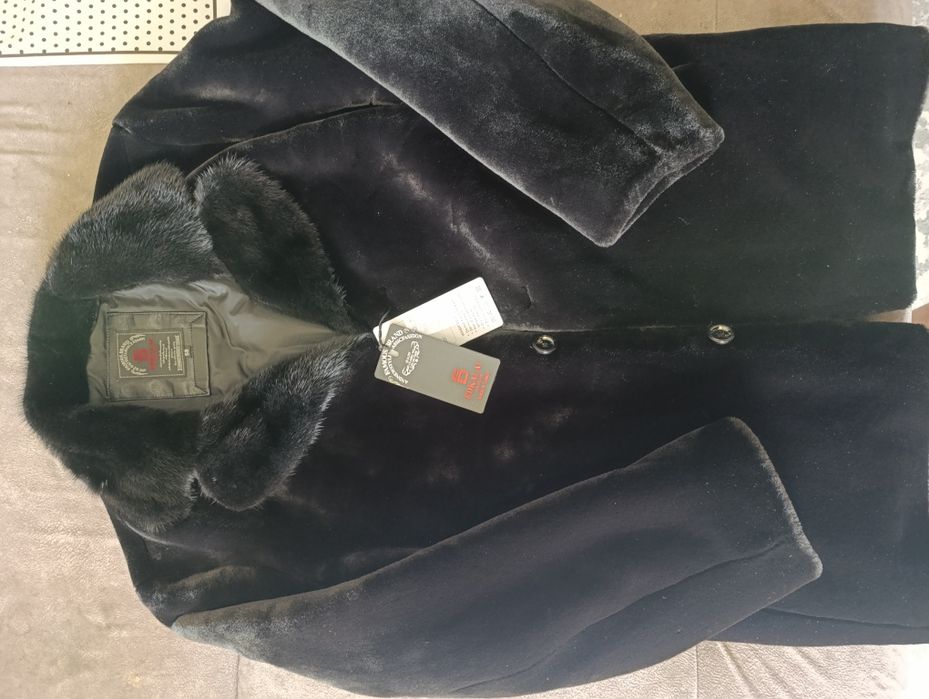 Продам шуба мужская воротник норка