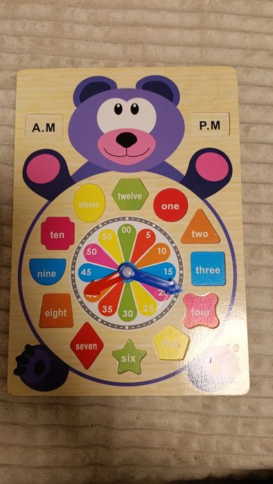 Образователни игри за деца - азбука и цифри с магнити, чсовник