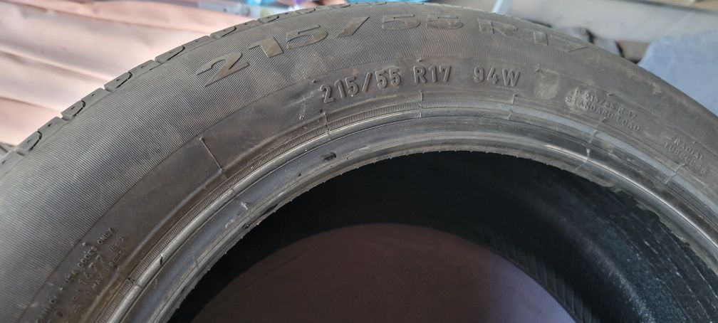 2 Anvelope de vară Pireli 215x55x17