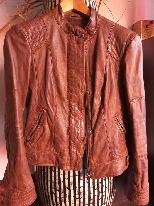 Естествена кожа дамски якета