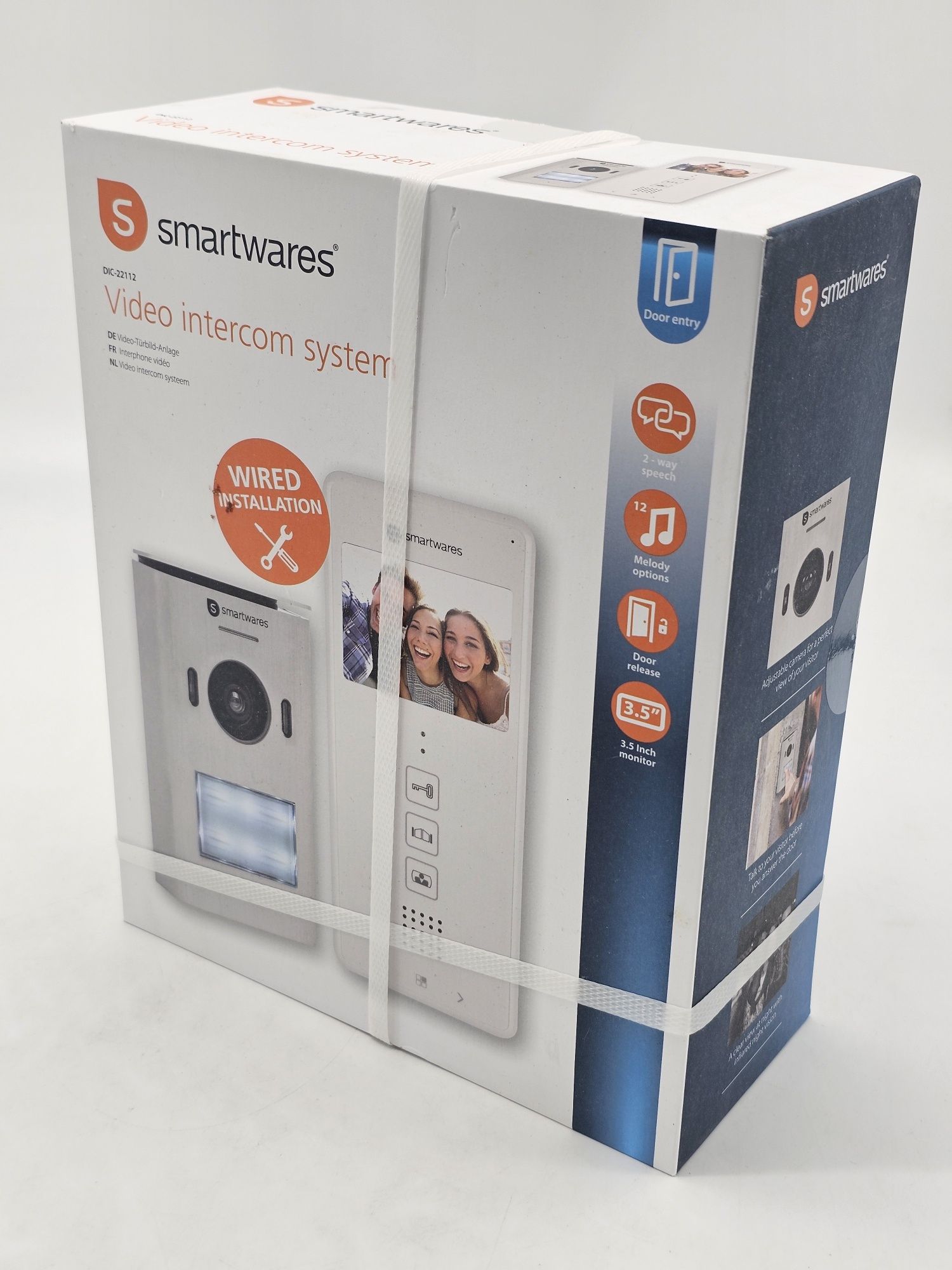 Sistem videointerfon Smartwares DIC-22112 – 480p – Monitor LCD de 3,5