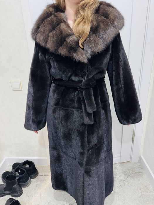 Шуба норковая 46 BLackGlama