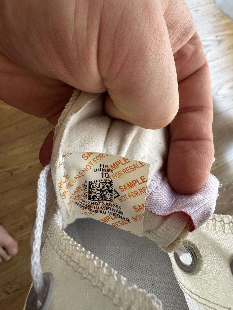 Convers Off White Chuck Taylor All Star 44.5