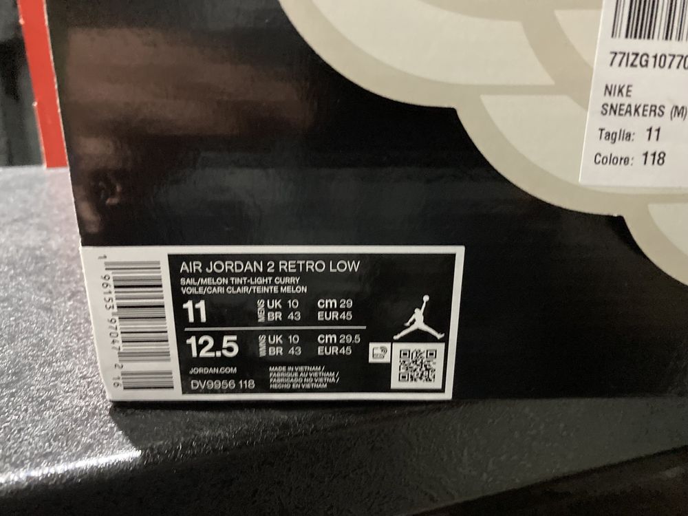 Оригинални! Nike Air Jordan 2 Retro Low - 45 ShoeMag