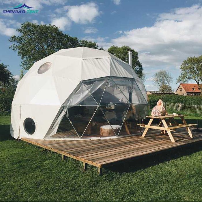 Cort glamping dome 29mp, full option, izolatie premium, OFERTA,
