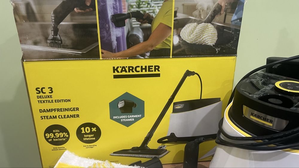 Karcher sc 3 deluxe textile edition с Грантией