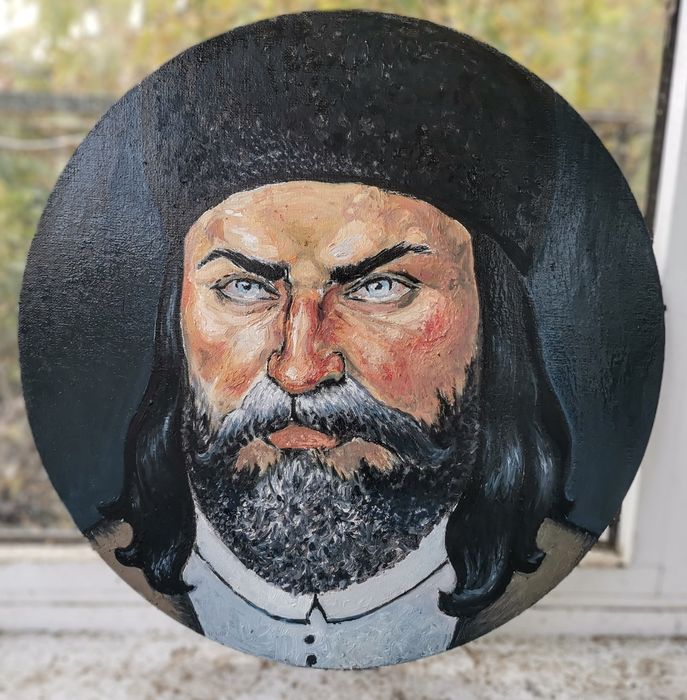 Портрет на Вълчан Войвода 40x40 см