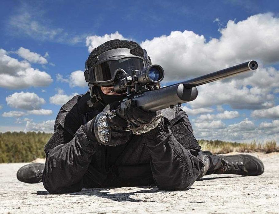 Pusca Tip SNIPER (Foarte Mare,Grea,LUNGA) Din Metal+Luneta,Airsoft ARC