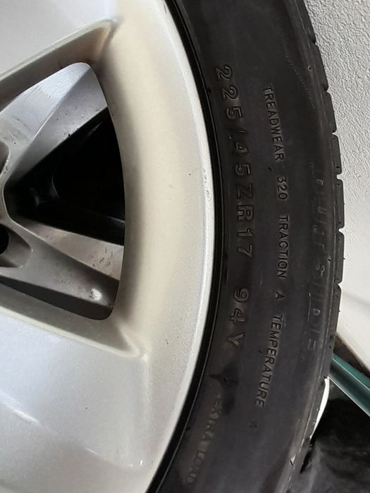 Jante Opel R17 originale cu anvelopa 225 45