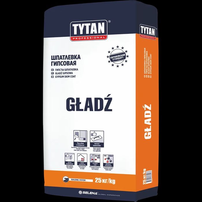 Продам Шпатлевку гипсовую титан GŁADŹ