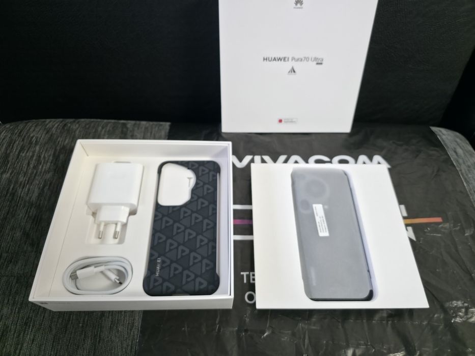 ***512GB Huawei Pura 70 Ultra 16GB Vivacom Гаранция 2026г. Black