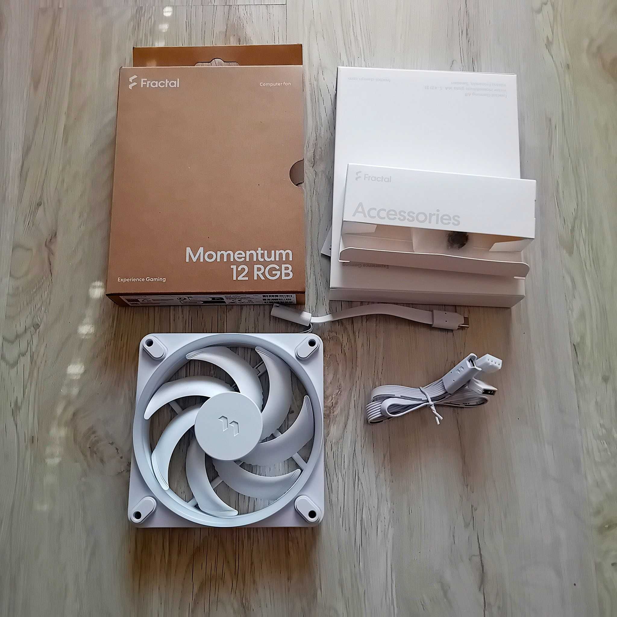 Вентилатор Fractal Design Momentum 12 RGB White