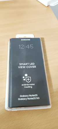 Husa Samsung originala LED VIEW NOTE 20 neagra tip carte