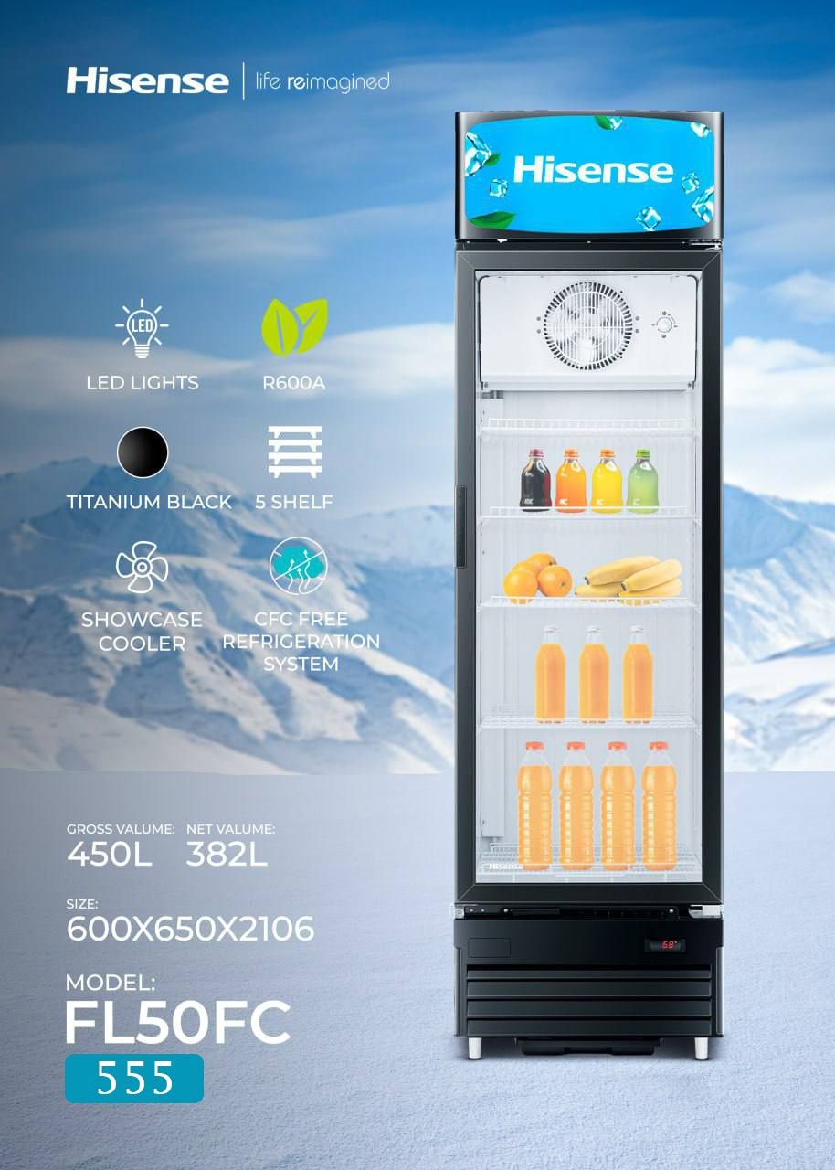 Витринные холодильники и морозилки от Hisense