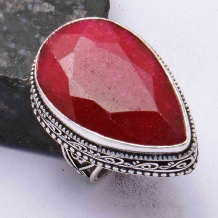 Inel Argint 925 cu Piatra Semipretioasa Rubin