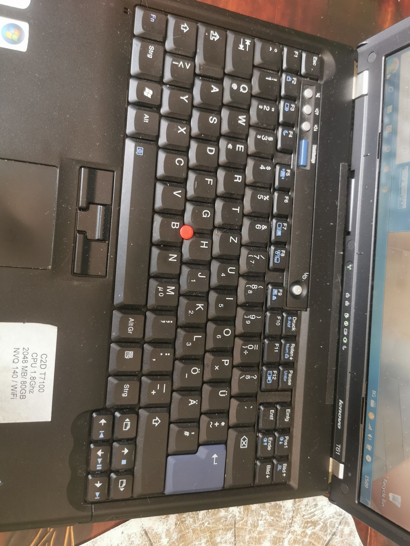 Лаптопа Lenovo Thinkpad