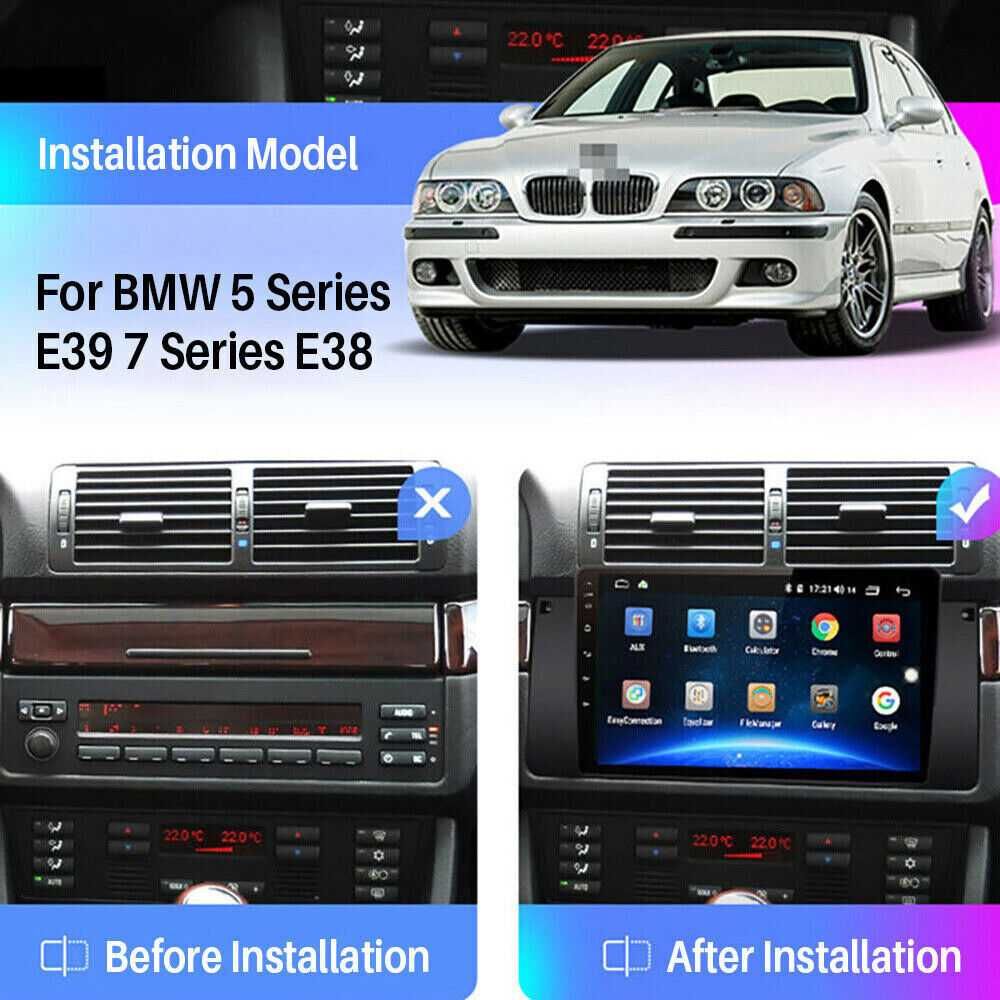 Мултимедия BMW X5 E53 E39 M5 Двоен дин Навигация плеър Android X5