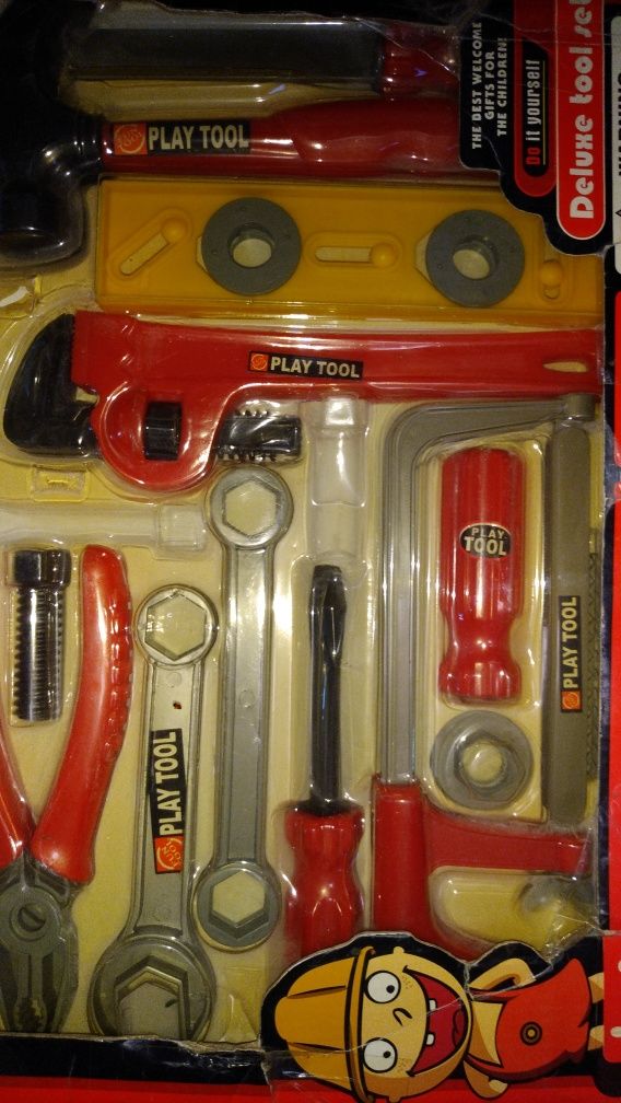 "Tool play set"-игрушечный набор инструментов для мальчиков (Малазия)