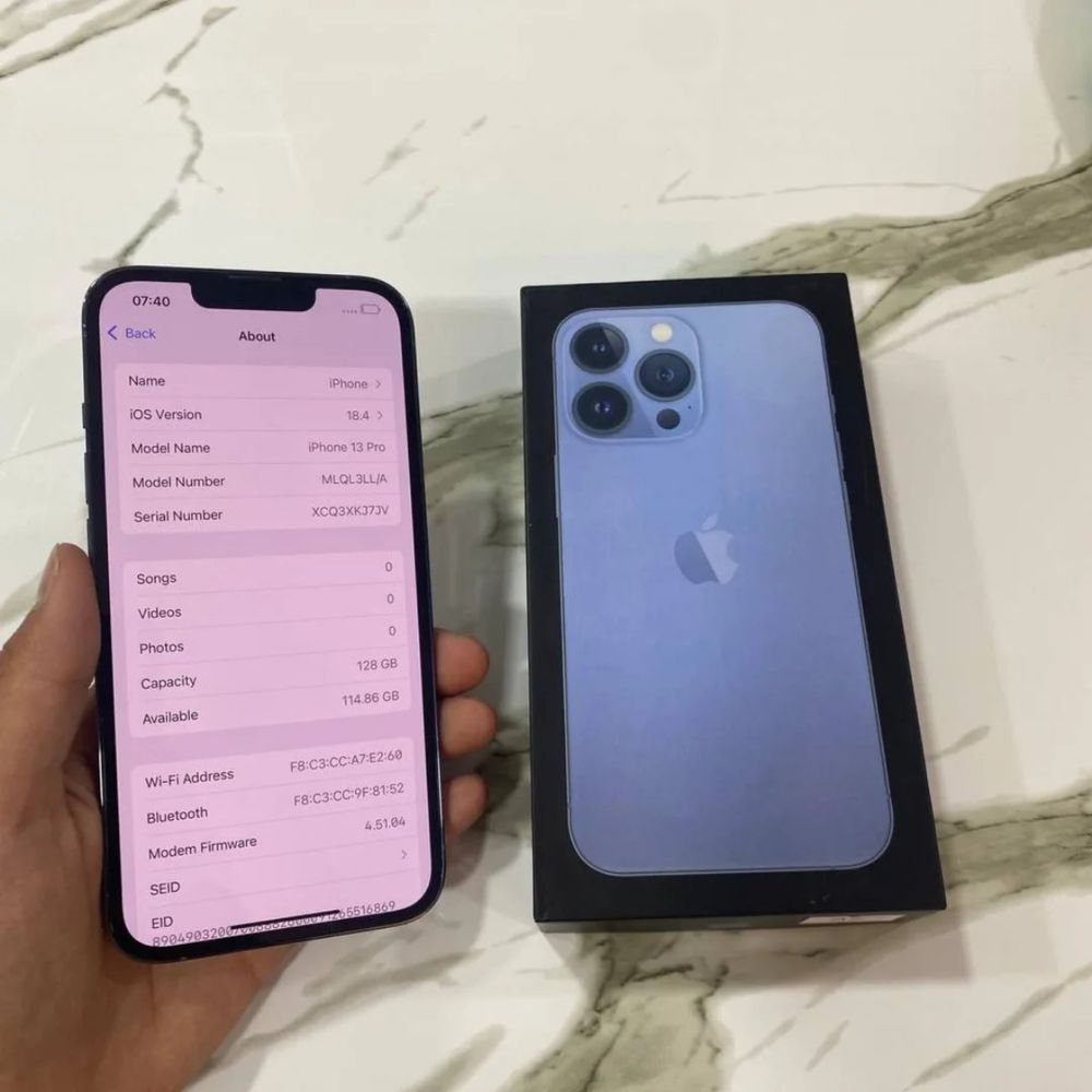 Iphone 13pro blu