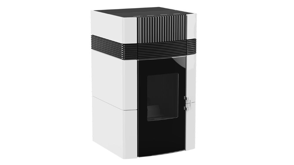 Termosemineu peleti Mareli 18- 24kW din CERAMICA -curatare automata