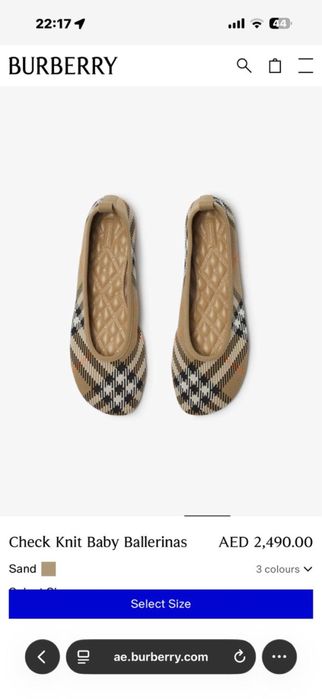 Балетки Burberry 37рр