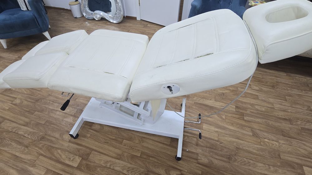 Косметологическое кресло (кушетка) гидравлическое, регулируемое