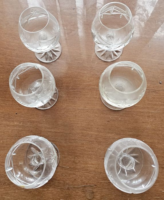 Pahare de cristal(rubin)