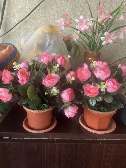 Цветы.  икусственные .