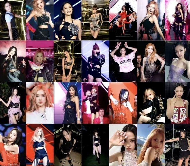 24 картички Enhypen itzy TxT black pink Stray kids