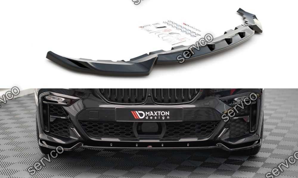 Prelungire splitter bara fata BMW X7 M G07 2018- v2 - Maxton Design