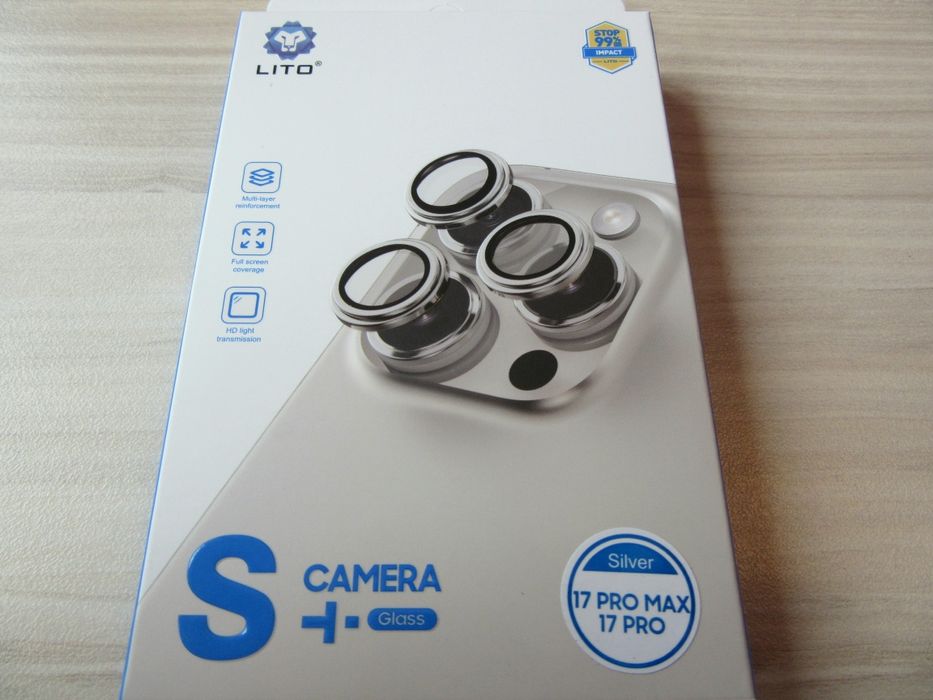 Apple iPhone 17 / Pro / Max / Air/ LITO S+ CF Ринг Протектор за камера