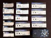 Колекция Билет UEFA Champions League, 9 билета