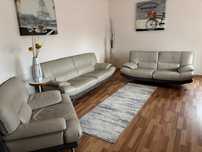 Set canapele si fotoliu din piele