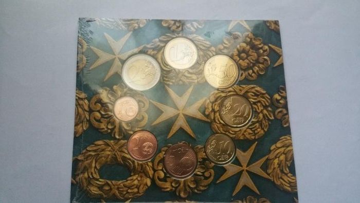 набор монет евро- центы Мальта