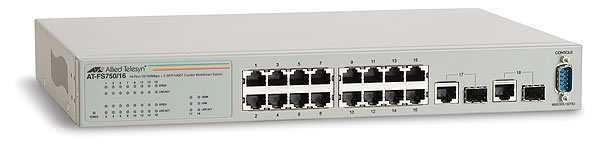 Switch Allied Telesis AT-FS750/16, 16 x 10/100TX, WebSmart - NOU