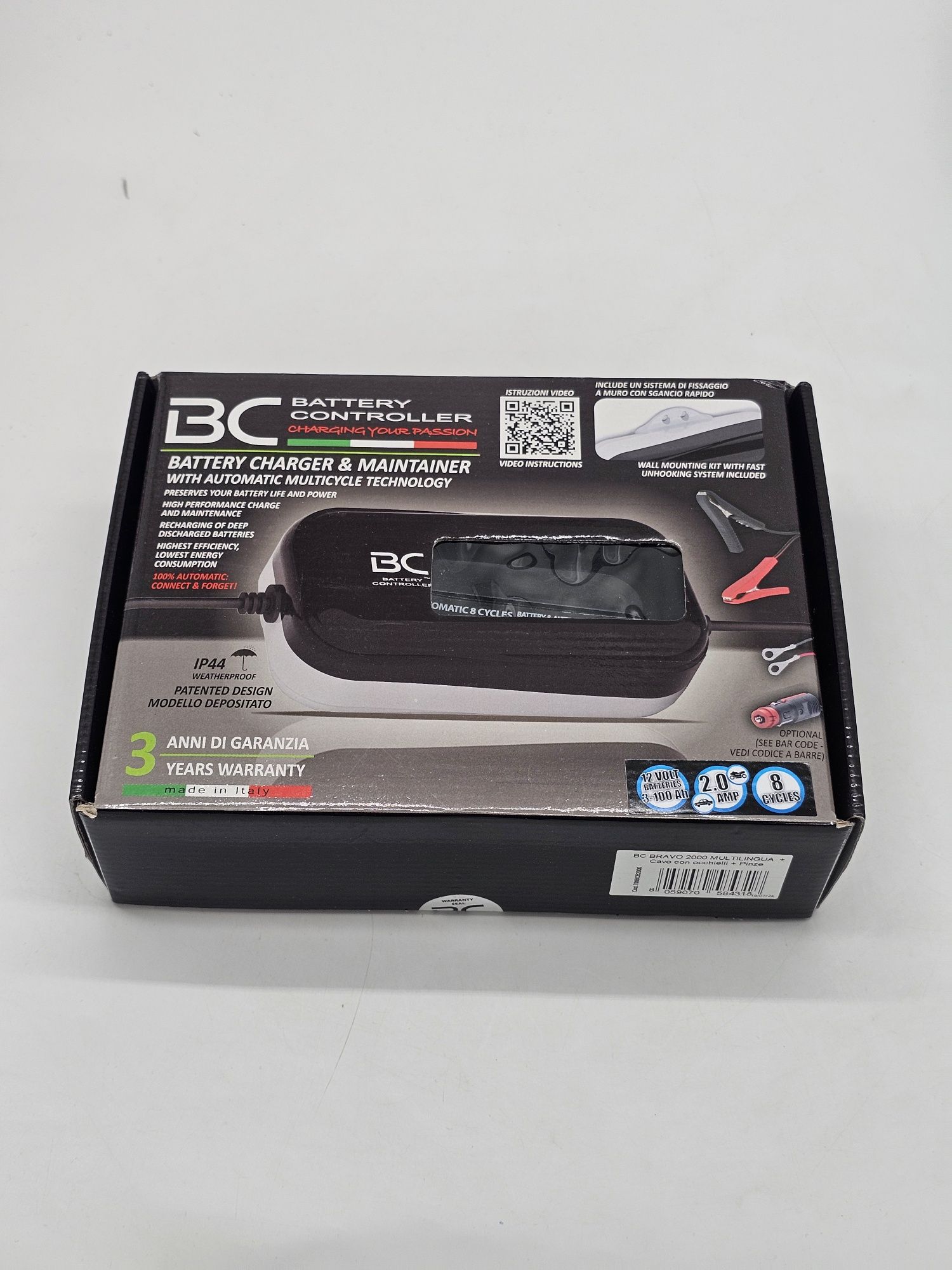 Controler de baterie BC BRAVO 2000, încărcător și întreținere bater