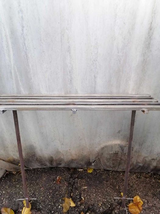 Елегантна пейка от стомана - ръчна изработка