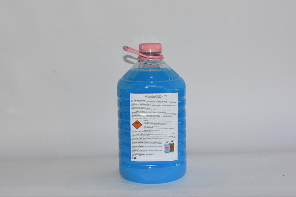 Detergent Lichid rufe pe baza de gel la sticla 5 litri