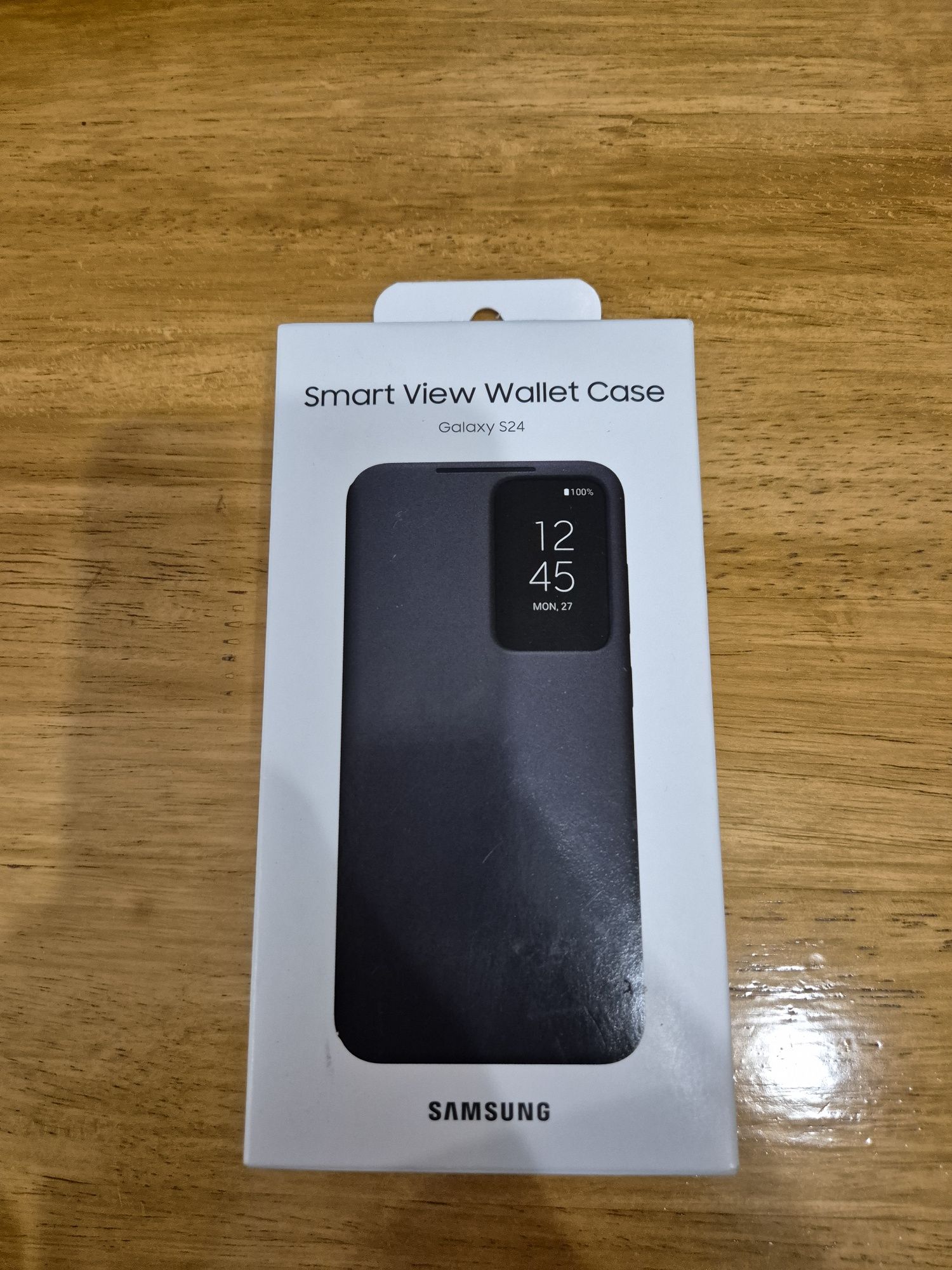 Smart view wallet case samsung S24 (Черен)