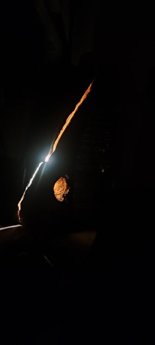 Дървена лед лампа / ръчна изработка /