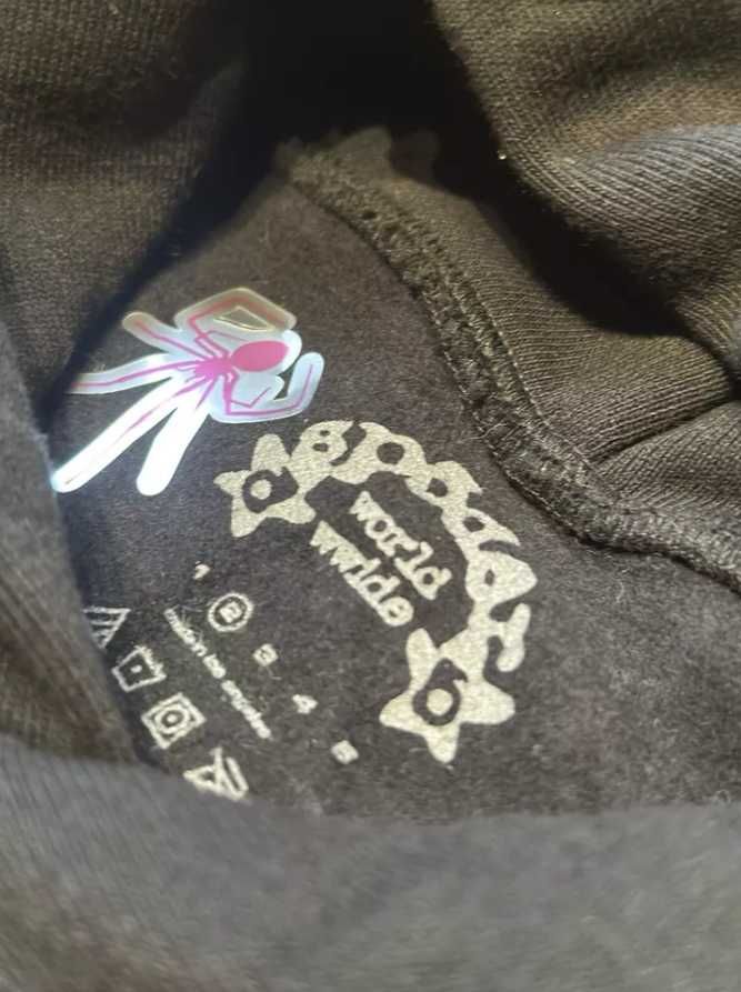 Sp5der PINK V2 Hoodie (Black)