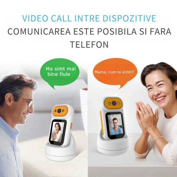 Camera video AI 360, apel video, comunicare, monitorizare bebelusi