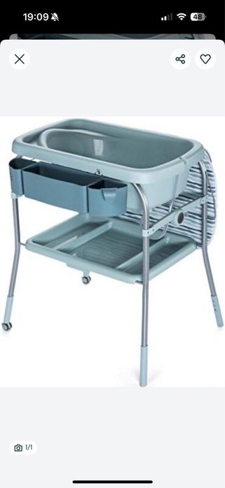 Продам  пеленальный столик с ванночкой Chicco