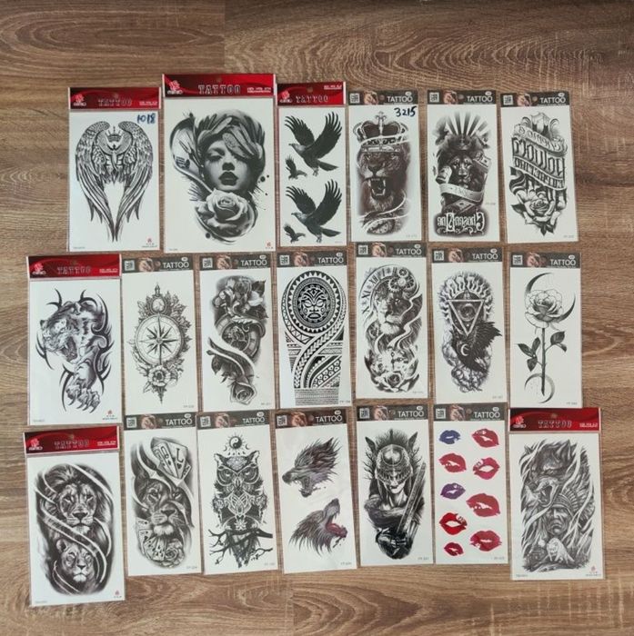 Tatuaje temporare , tatuaje aplicate rapidă cu apa , preț pe bucata