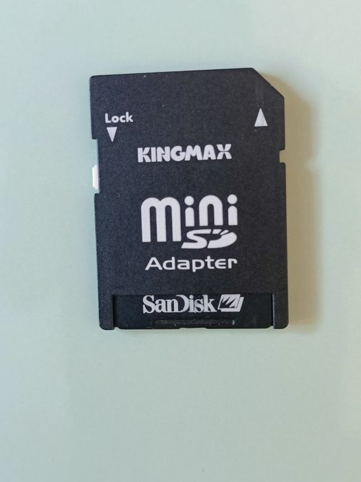 Card mini SD + adaptor